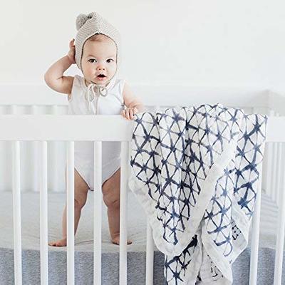 aden + anais Silky Soft Swaddle Blanket,100% Bamboo Viscose Muslin Blankets  for Girls & Boys, Baby Receiving Swaddles, Ideal Newborn & Infant