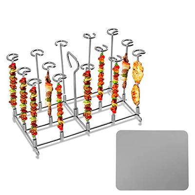  Air Fryer Rack for Ninja Foodi Air Fryer, 304 Stainless Steel  Three Stackable Dehydrator Rack Toast Rack Stand Accessories for Ninja DZ201  DZ401 Dual Air Fryer : Home & Kitchen