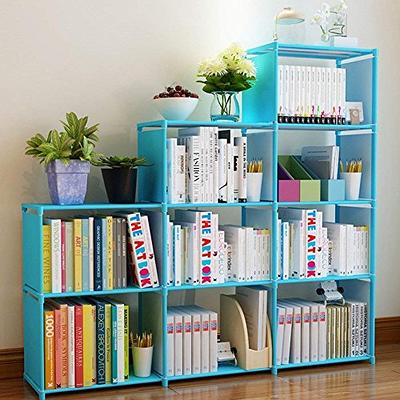  KOUSI Portable Storage Cubes-14 x14 Cube (12 Cubes)-More Stable  (add Metal Panel) Cube Shelves with Doors, Modular Bookshelf Units，Clothes  Storage Shelves，Room Organizer for Cubby Cube : Home & Kitchen