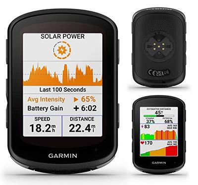 Garmin Edge 540 Solar GPS Cycling Computer, Button Controls, Advanced  Navigation with Wearable4U E-Bank Bundle