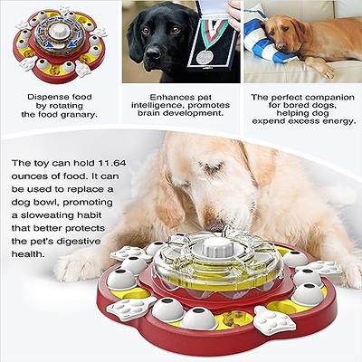 KADTC Puzzle Toys for Dog Boredom and Mentally Stimulating,Slow Food Feeder  Dispenser,Keep Busy,Replace Pet Bowl,Puppy Brain Mental Stimulation Toy