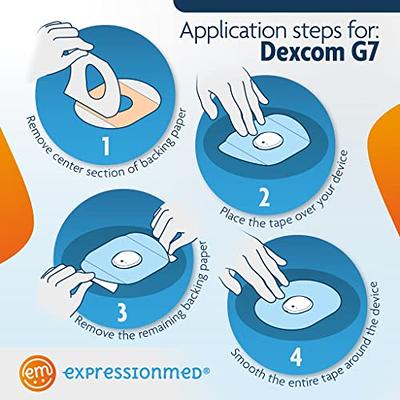 SIMPATCH – Dexcom G6 Adhesive Patch (25-Pack) – Waterproof Adhesive, CGM  Patches (Beige)