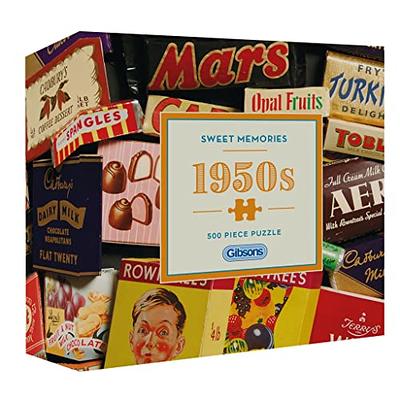 Sweet Memories of The 1950s 500 Piece Gift Box Jigsaw Puzzle for