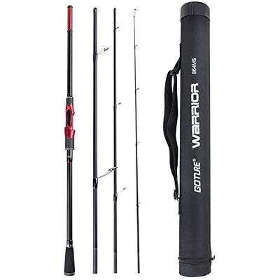 Goture Casting Rod 4 Pieces Fishing Rod Travel Fishing Pole with Rod Case  7.6FT Medium Heavy Power - Yahoo Shopping