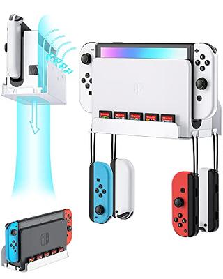 KUNSLUCK Wall Mount for Nintendo Switch/ Switch OLED with 2 Controller Wall  Mount and 28 Game Card Holders, Safely Store Your Switch Console Near or  Behind Your TV (White) - Yahoo Shopping