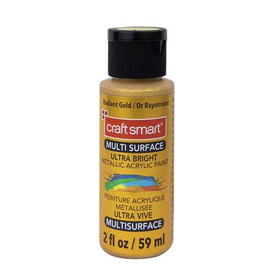 Gloss Acrylic Paint by Craft Smart 2 oz in Bright Yellow | Michaels