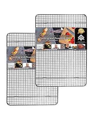 Wildone Baking Sheet & Rack Set [2 Sheets + 2 Racks], Stainless Steel Cookie  Pan with Cooling Rack, Size 16 x 12 x 1 Inch, Non Toxic & Heavy Duty & Easy  Clean - Shop - TexasRealFood