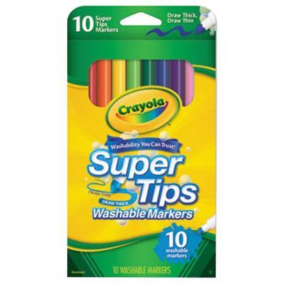 Crayola Kid's Markers Broad Line Assorted Colors 12/Box (58-7712) 509012