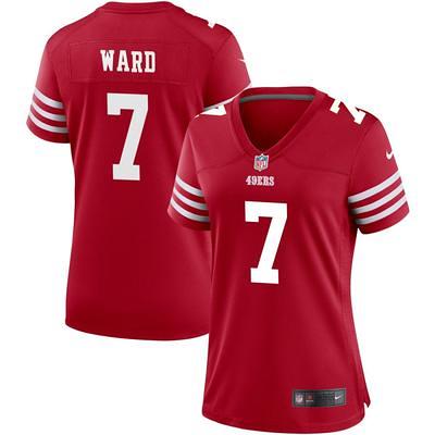 Men's Nike Charvarius Ward Scarlet San Francisco 49ers Game Player Jersey