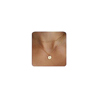 MIDDLUX M Necklace, Necklaces for Teen Girls, Initial Necklace, Gold  Jewelry for Women, Name Necklace - Yahoo Shopping