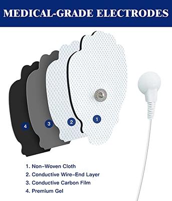 AUVON TENS Unit Pads Electrode Patches with Upgraded Self-Stick