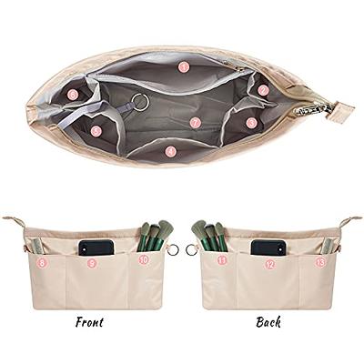 WUTA Bag Organizer Insert For Longchamp Tote Bags Handbag S/M/L,Luxury Nylon  Purse Organizer Zipper Inner Bag Accessories Shaper - AliExpress