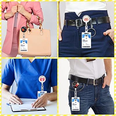 Retractable Id Badge Holder For Male Nurses, Funny Murse Design With  Rotating Badge Reel And Extra Long Cord, Nurse Gift