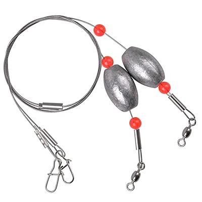 Fishing Egg Sinker Weight Rigs, Stainless Steel Fishing Wire