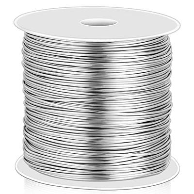 Silver Aluminum Wire Metal Craft Wire 3mm Diameter (9 Gauge) 10 M (32.8  feet) Bendable and