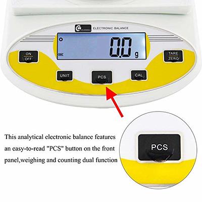 CGOLDENWALL High Precision Scale 5kg 0.1g Digital Accurate Electronic  Balance Lab Scale Laboratory Industrial Scale Weighing and Counting Scale