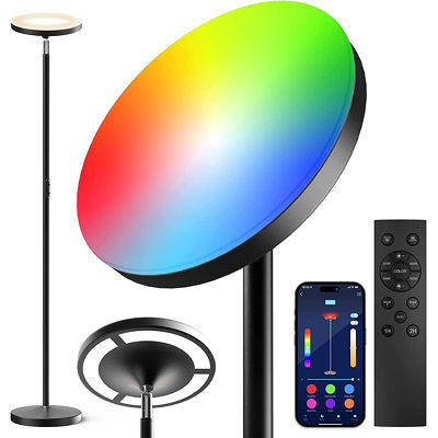 Floor Lamp with Remote Control,Bright Floor Lamps for Living Room