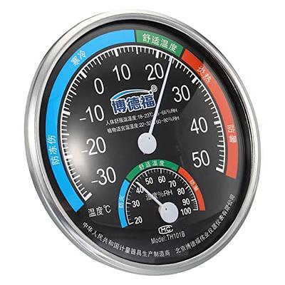 2 In 1 Stainless Steel Thermometer Hygrometer Auto Measure