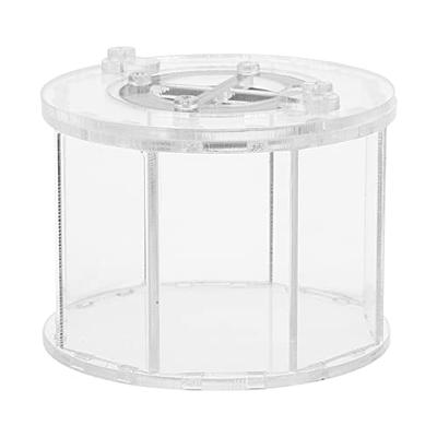 Zhehao 2 Pieces Jumping Spider Enclosure Acrylic Spider Terrarium Reptile  Breeding Habitat Box with Dropper Tongs for Tarantula Scorpion Sling  Isopods