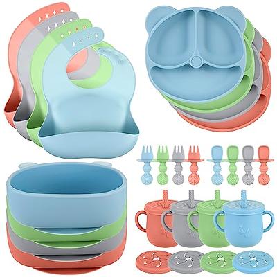 Roeko Baby Feeding Set with Lid - Baby Led Weaning Supplies