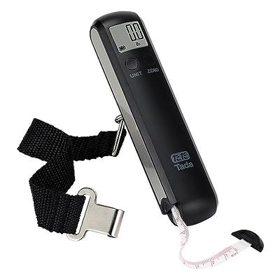 Battery-Free Portable Luggage Weighing Scale, Black