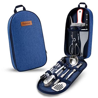 M MCIRCO Camping Cooking Utensils Set Camp Kitchen Equipment Portable  Picnic Cookware Kit Bag Campfire Grill Utensil Gear Essentials Gadgets  Accessories for RV Car, Tent Campers, Outdoor Picnics BBQ 