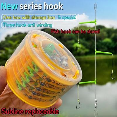 2023 Newest Anti-Tangle Tandem Fishing Hooks with Organizer,Waterproof Tackle  Box,Lure Box and Terminal Tackle Storage (#7) - Yahoo Shopping