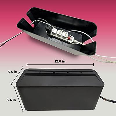 D-Line Cable Organizer Box – Power Strip Hider, Cord Storage Solution