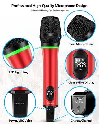 Wireless Microphone System Professional Handheld Dynamic Mic