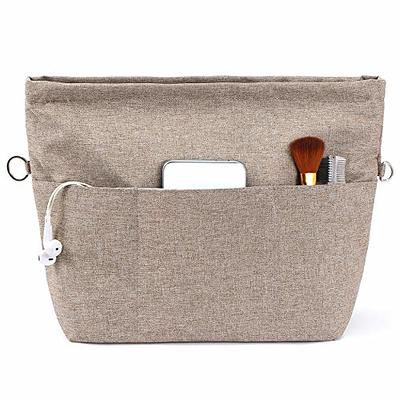 OAikor Purse Organizer Insert Fit for GG Marmont Matelasse & Mini Shoulder Bag Beige (Miniature, Felt)