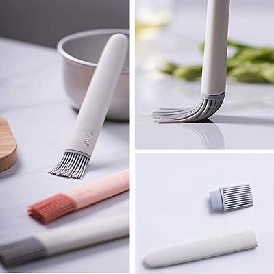 1pc Kitchen Silicone Basting Brush With Cover For Bbq, High