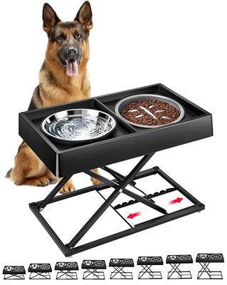 Vantic Dog Bowl Stand, Adjustable Elevated Dog Food Stand for 6.5-11 Wide  Bowls, Durable Bamboo Raised Dog Bowl Holder for Medium and Large Dogs(Bowl  Not Included) - Yahoo Shopping