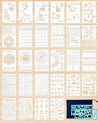 Rectangle Weekly Bullet Journal Stencil