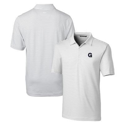 Atlanta Falcons Cutter & Buck Throwback Logo Forge Pencil Stripe Stretch  Polo - White