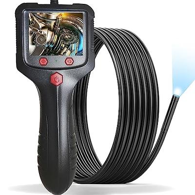 Industrial Endoscope Camera with Light, 1080P HD Borescope Inspection  Camera, 5.5mm Thin Snake Scope Camera with 2.4'' Screen, Flexible  Semi-Rigid Cable for Sewer, Drain, Plumbing Check(16.4FT) - Yahoo Shopping
