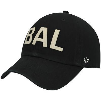 47 Brand Baltimore Ravens Clean Up Adjustable Hat - Black