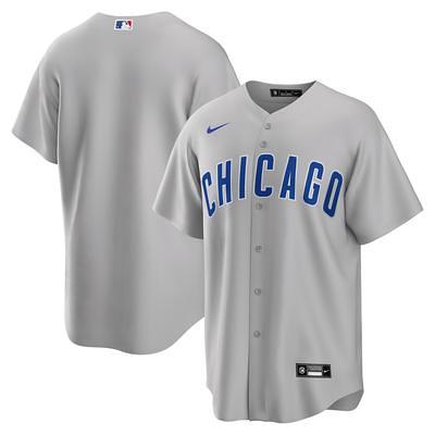 Men's Majestic Gray Chicago Cubs Cooperstown Collection Replica