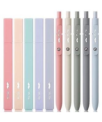 Mr. Pen- Aesthetic Highlighters and Gel Pens No Bleed, 10 Pack