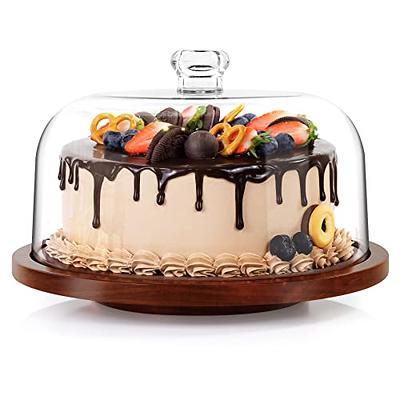 Plastic Cake Pan Rotating Non-slip Round Cake Stand Decoration