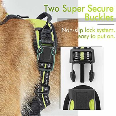 rabbitgoo Dog Harness, No-Pull Pet Harness with 2 Leash Clips, Adjustable  Soft Padded Dog Vest, Reflective No-Choke Pet Oxford Vest with Easy Control