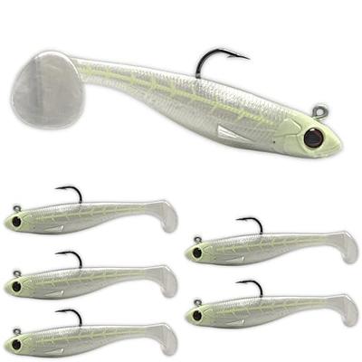 5pcs Soft Spider Bait Fishing Lure for Bass Snakehead Pike Trout 2.8in/  0.23oz