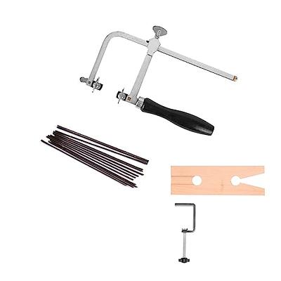 YIEPET 3 in 1 Jewelry Making Kit Jeweler's Saw Frame Adjustable with 144  Blades, Bench Pin Clamp Set V-Slot Workbench Wooden Jewelry Clamp Tool -  Yahoo Shopping