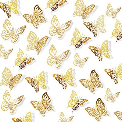 72 pcs 3D Butterfly Wall Decor Stickers, Gold Butterfly Party Decorations  Butterfly Wall Decals Butterfly Bedroom Classroom Wedding Cake Balloon Baby  Shower Decor Aesthetic for Girl,4 Styles 3 Sizes - Yahoo Shopping