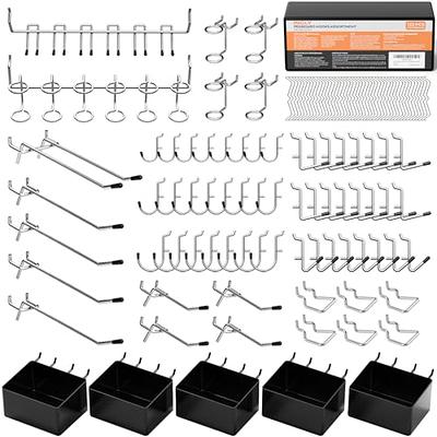 Hook set for tool panel, 25 assorted hooks