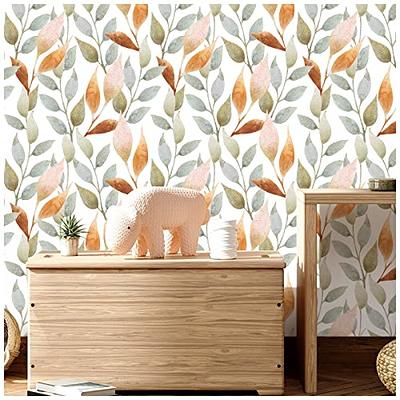 Boho Floral Contact Paper, Peel And Stick Wallpaper, Removable Wallpaper, Shelf Liner, Drawer Liner