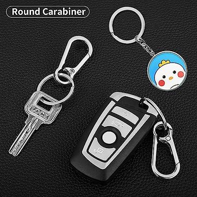 Metal Carabiner Keychain Clips, Anti-rust, Anti-scratch Keychain Clip Hook,  Key Ring Clips Holder Organizer for Car Key Finder