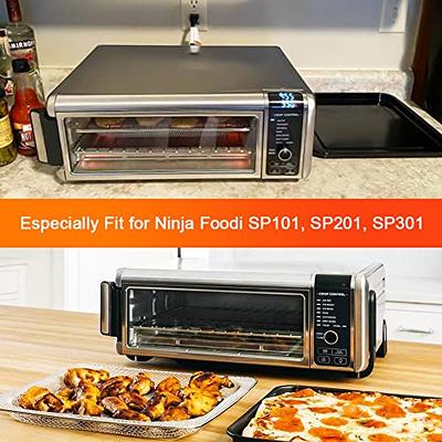 Mueller AeroHeat Convection Toaster Oven, 8 Slice, Broil, Toast, Bake,  Stainless Steel Finish, Timer, Auto-Off - Sound Alert, 3 Rack Position,  Removable Crumb Tray, Accessories and Recipes 