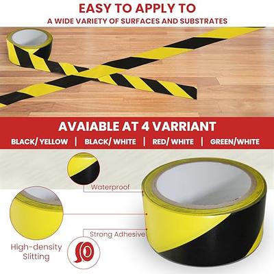 WOD Tape Retro Reflective Tape Yellow 1/2 in. x 30 ft. Safety Tape