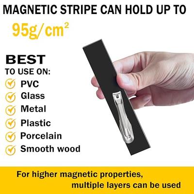 Magnetic Tape with Adhesive Backing, 10-Pack of Strong Magnetic Strips  Heavy Duty for Kitchen, Whiteboard, Fridge, and Tool Holder (1 x 6 in) -  Yahoo Shopping