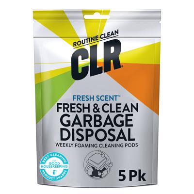 CLR Garbage Disposal Cleaner Pods, Clean Scent - 5 count